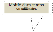 Fumetto 2:  Moiti d'un temps. 
Un millnaire.

